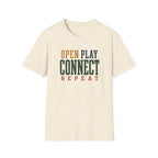 Open Play Connect Repeat T-Shirt