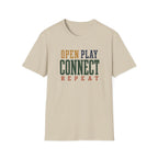 Open Play Connect Repeat T-Shirt