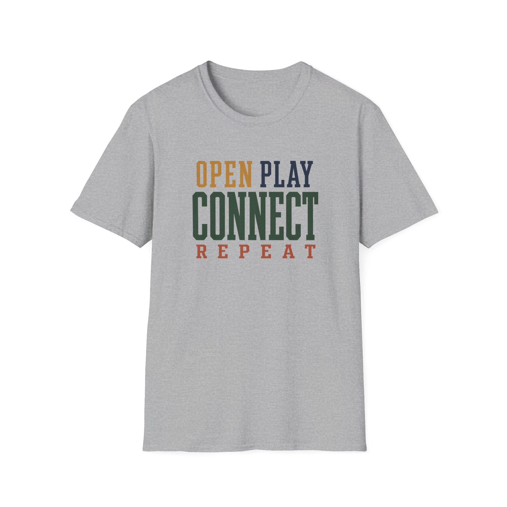 Open Play Connect Repeat T-Shirt
