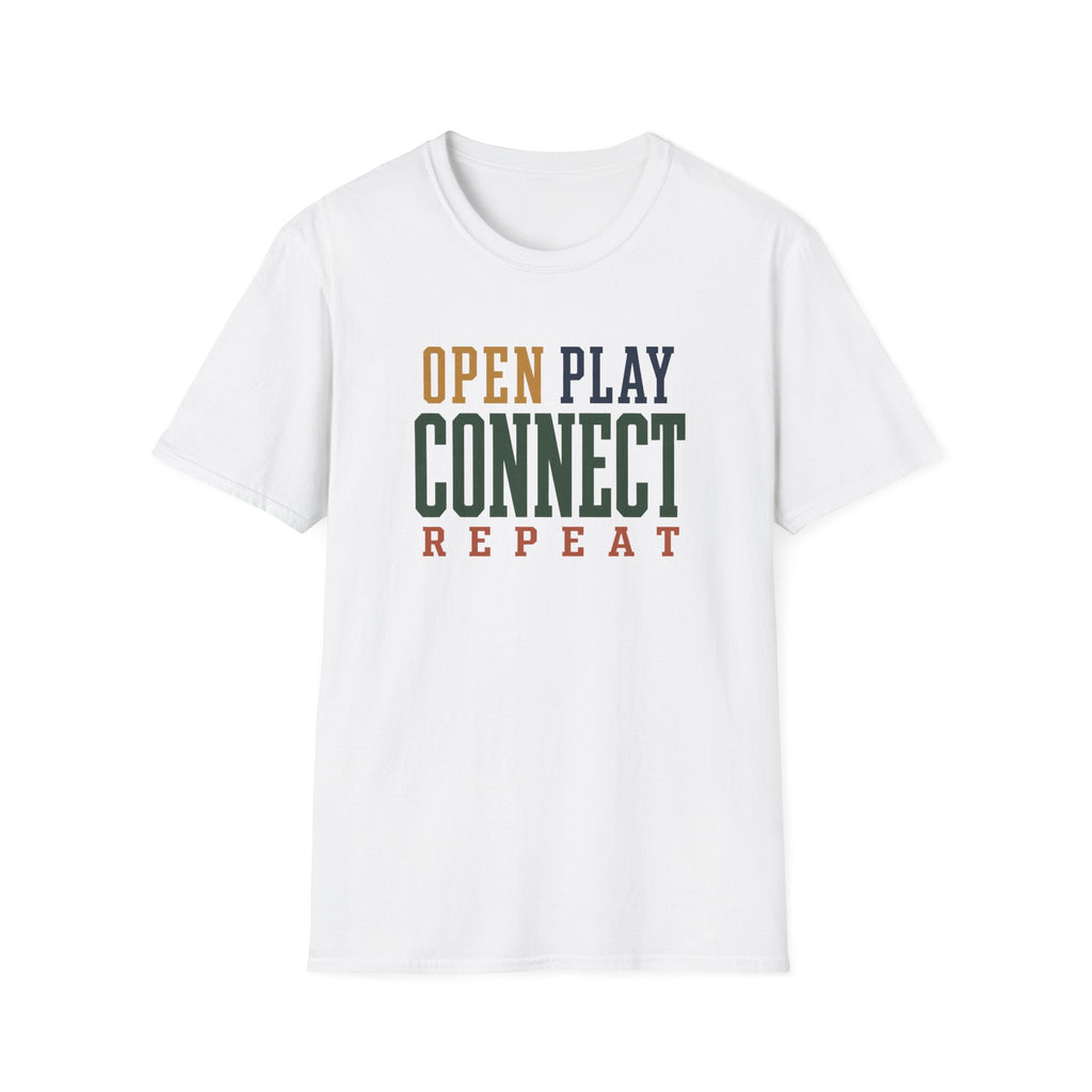 Open Play Connect Repeat T-Shirt