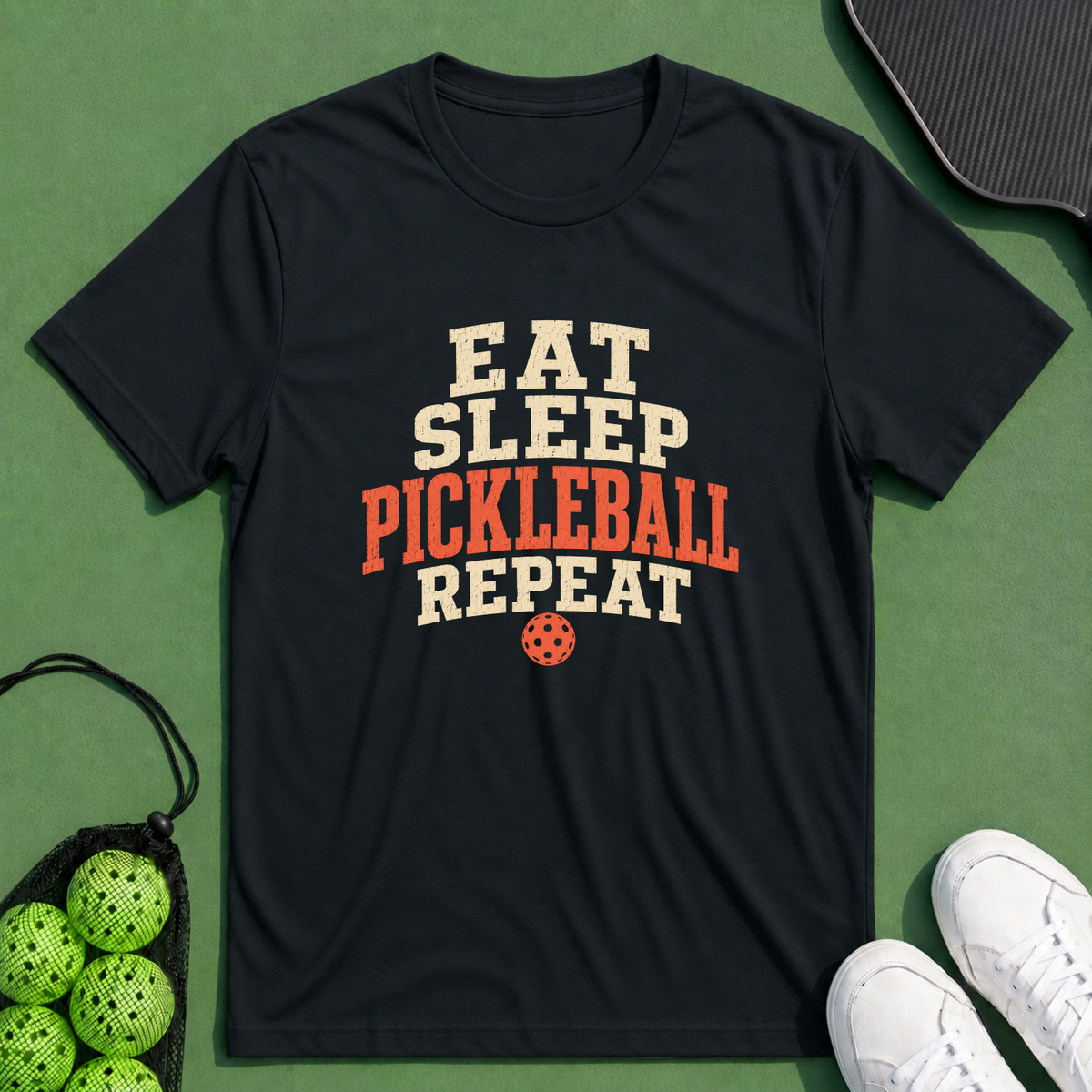Eat Sleep Pickleball Repeat T-Shirt