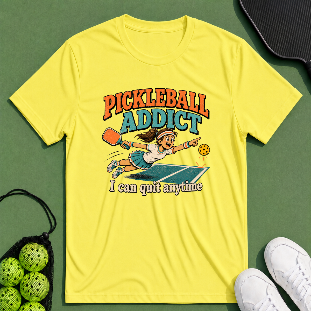 Pickleball Addict Girl T-Shirt