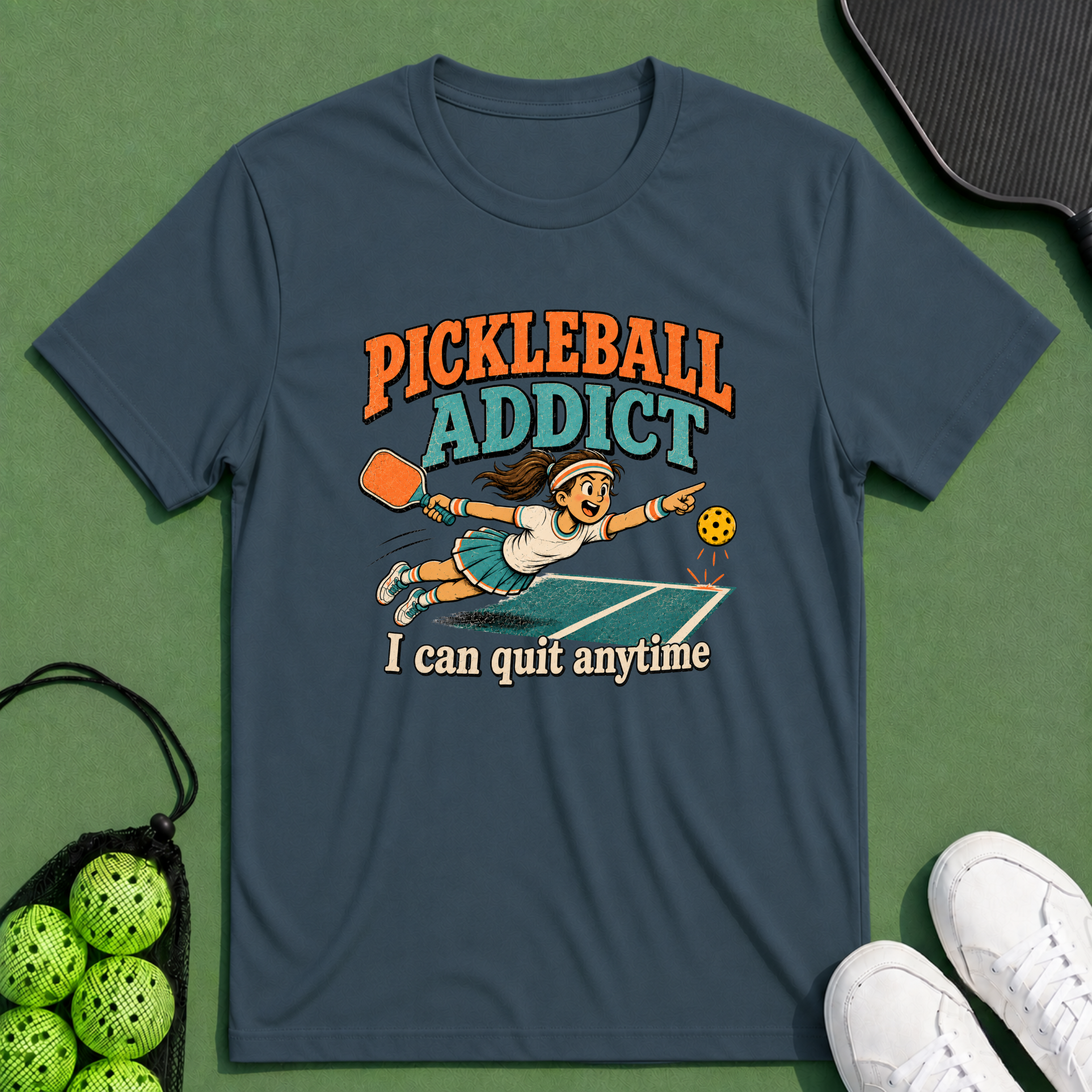 Pickleball Addict Girl T-Shirt