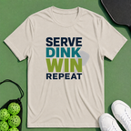Serve Dink Win Repeat T-Shirt