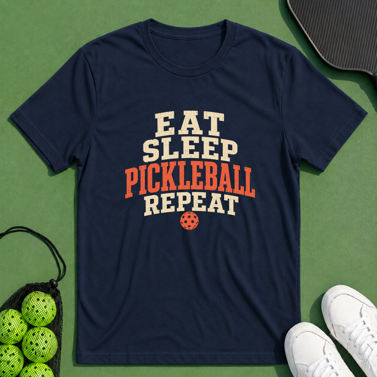 Eat Sleep Pickleball Repeat T-Shirt