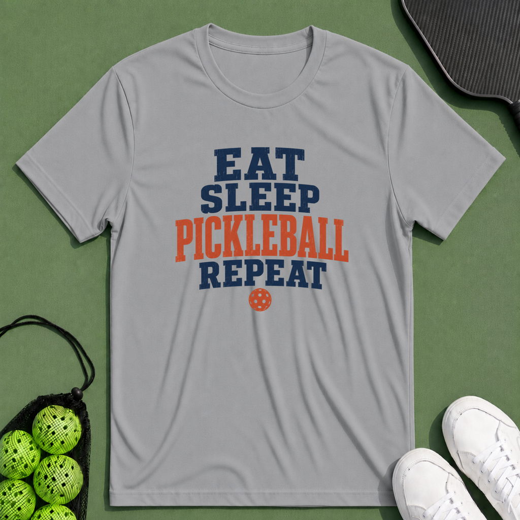Eat Sleep Pickleball Repeat T-Shirt