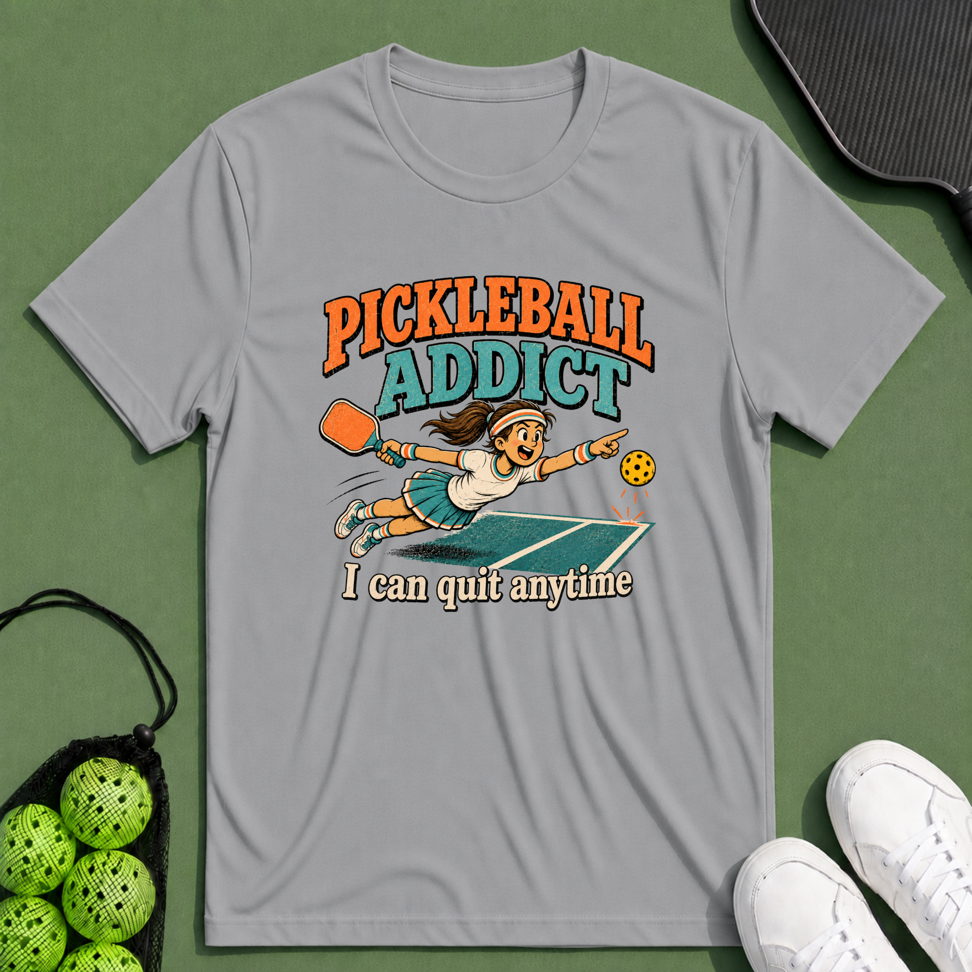 Pickleball Addict Girl T-Shirt