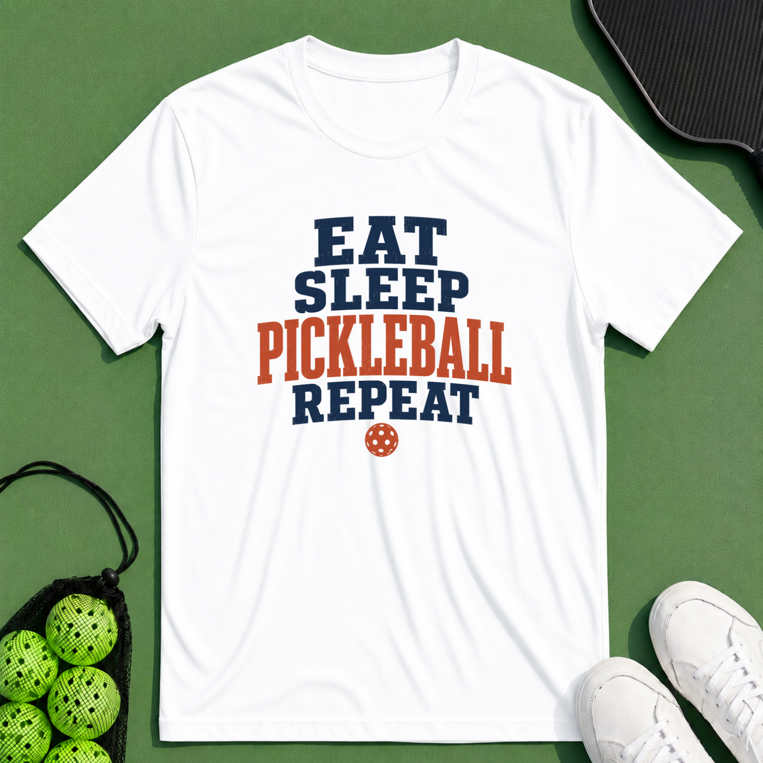 Eat Sleep Pickleball Repeat T-Shirt