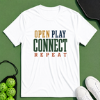 Open Play Connect Repeat T-Shirt